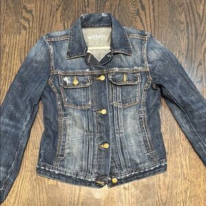 GAP 1969 distressed denim jacket size S